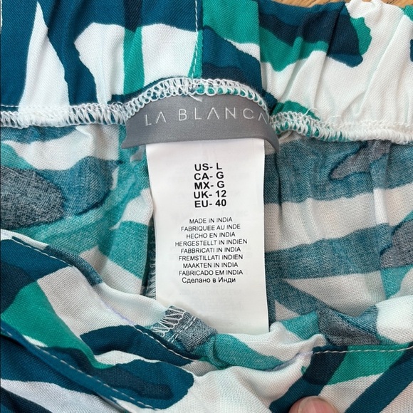 NWT La Blanca Tie Front Coverup Pants. Size Large - Picture 6 of 11